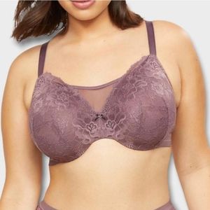 Cacique Lace Bra in Mauve